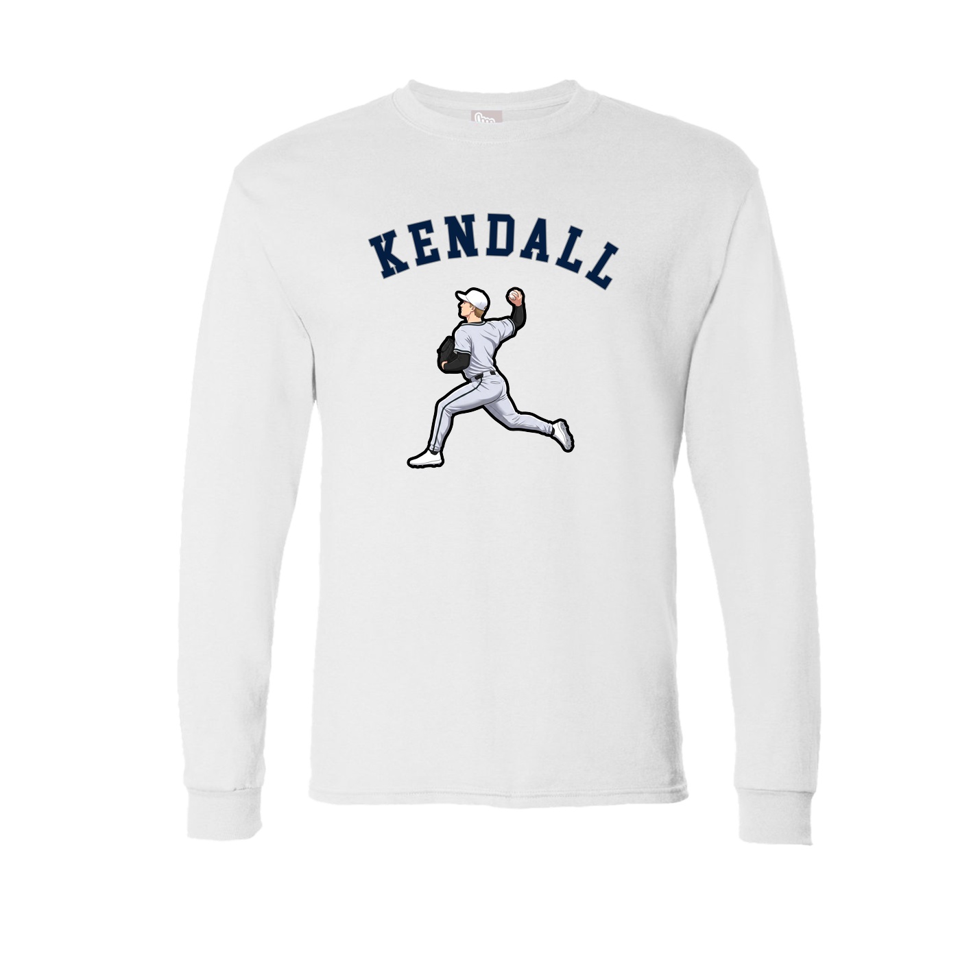 Long Sleeve Tee — Shirsey Arch in White