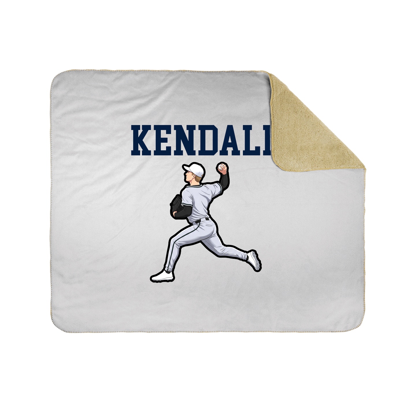 Throw Blanket — Shirsey in White