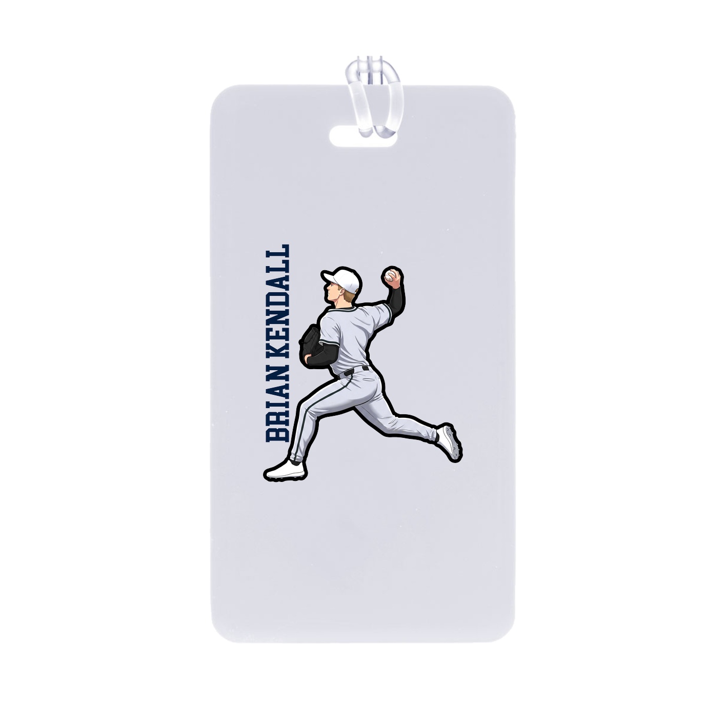 Bag Tag — Name Vertical in Classic