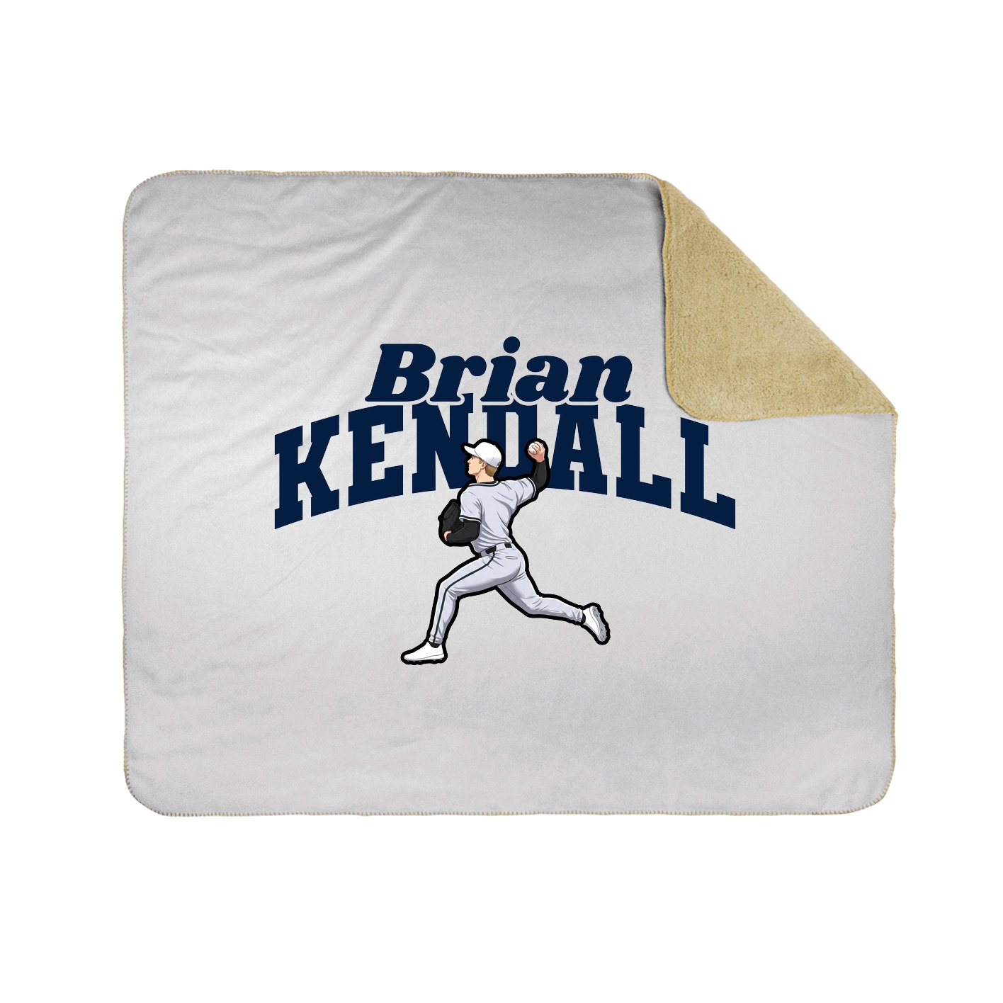 Throw Blanket — Signature Arch in White