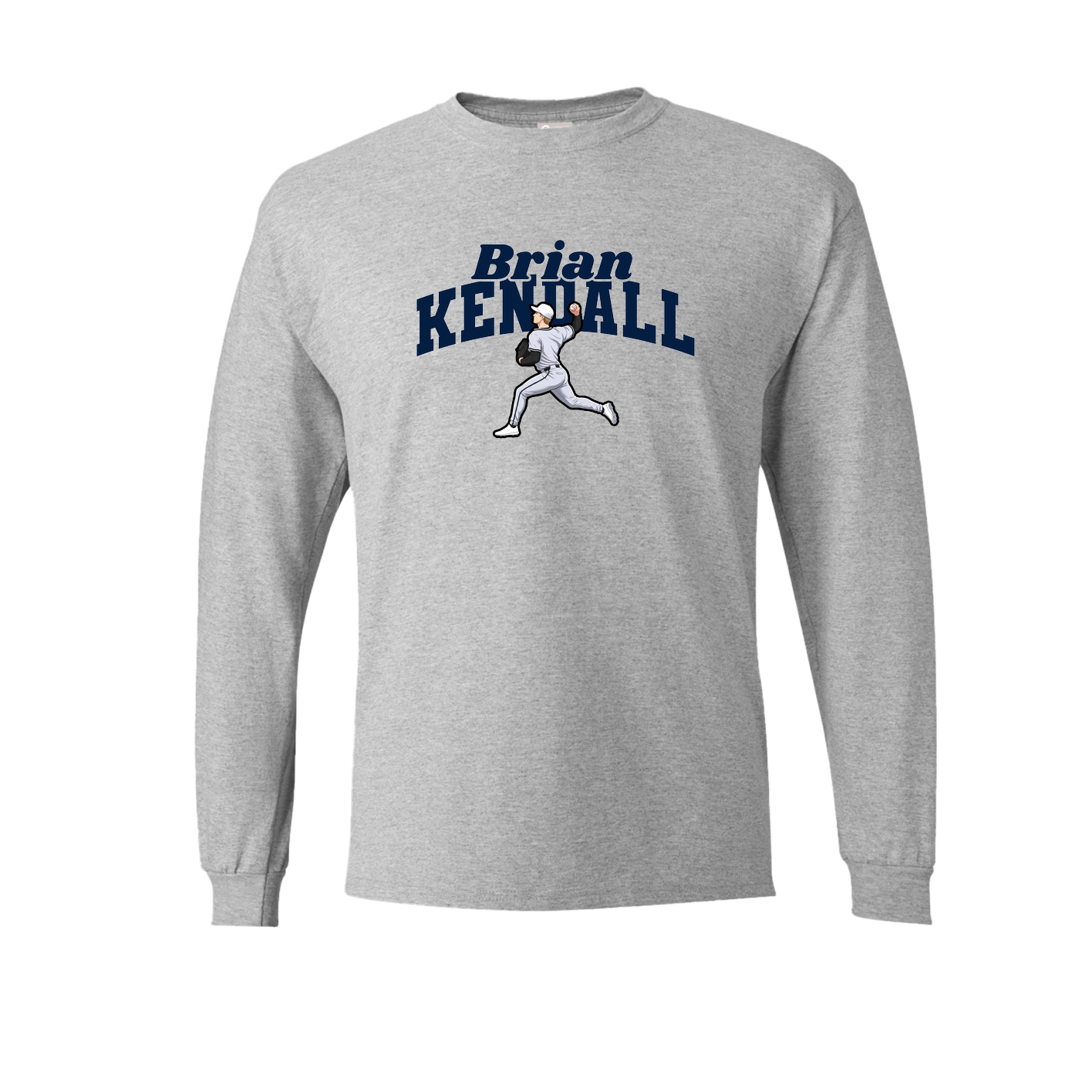 Long Sleeve Tee — Signature Arch in Grey