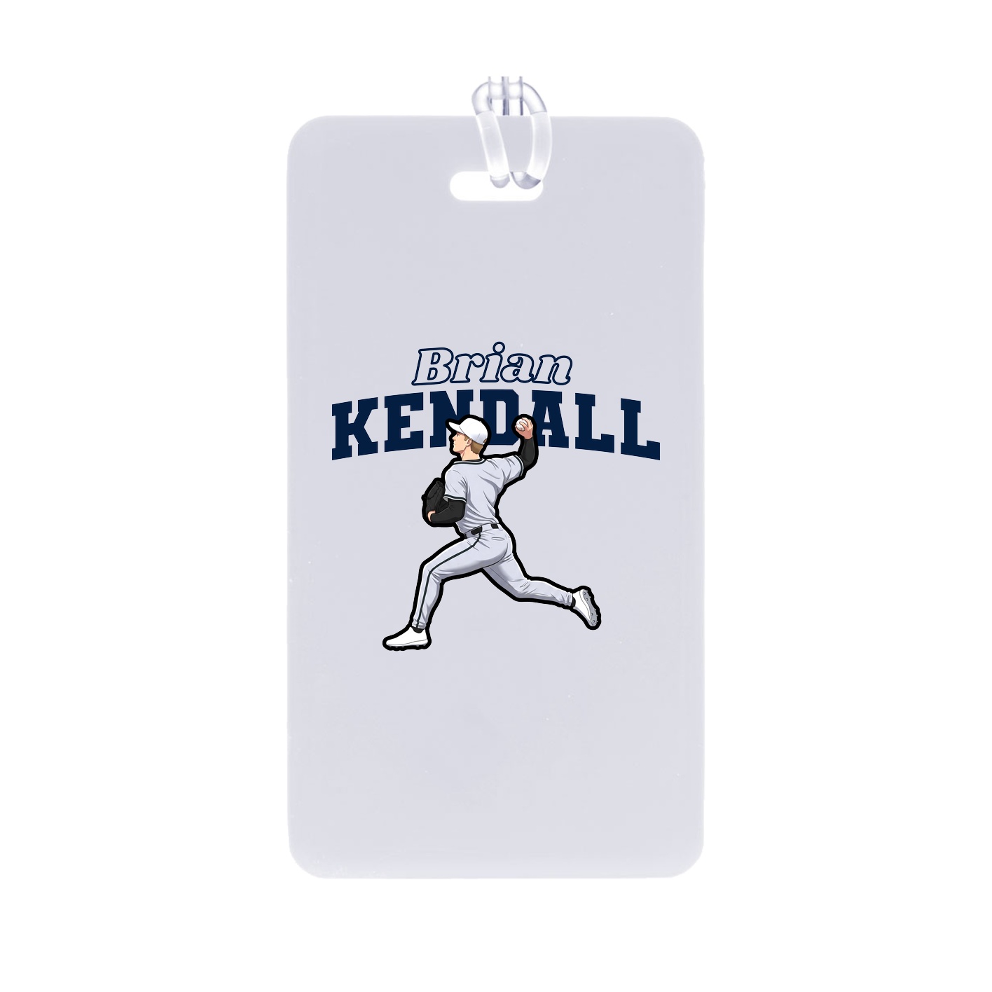 Bag Tag — Name Arch in Classic
