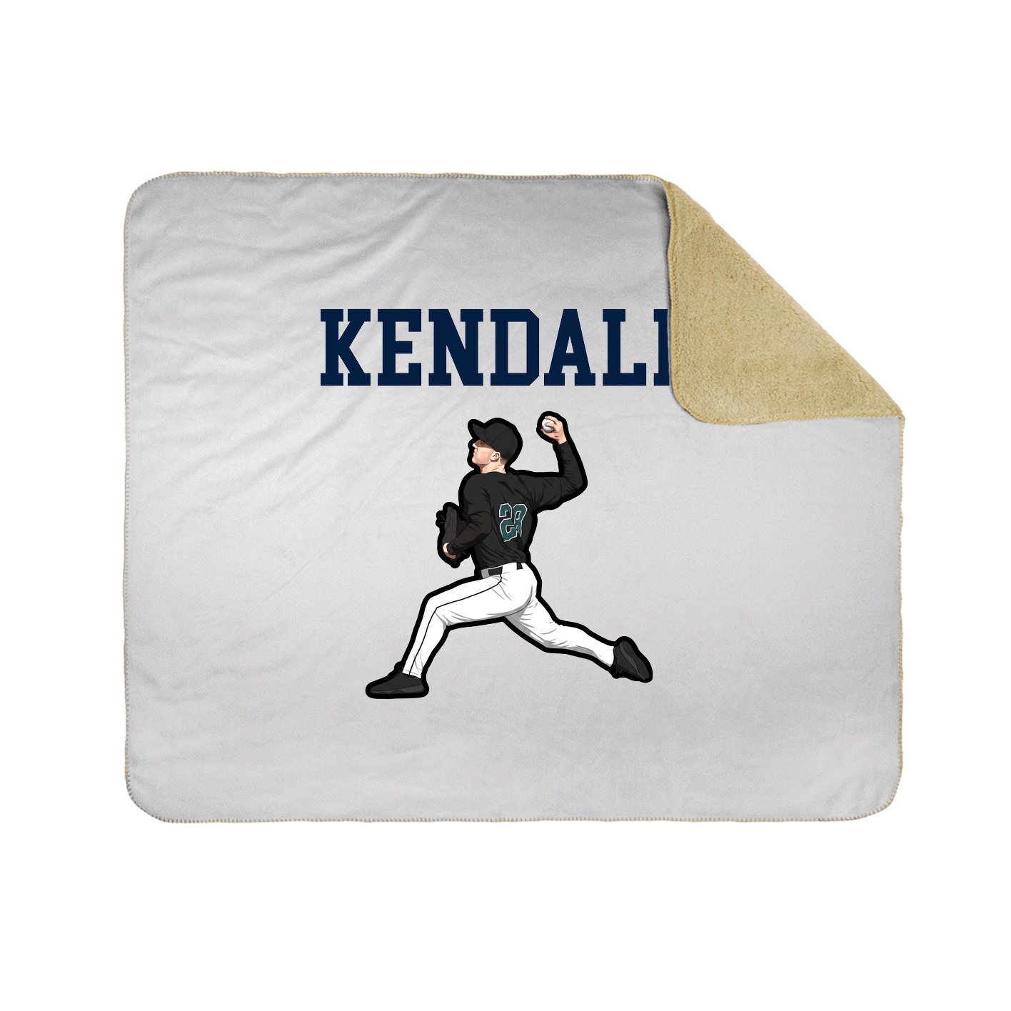Throw Blanket — Shirsey in White