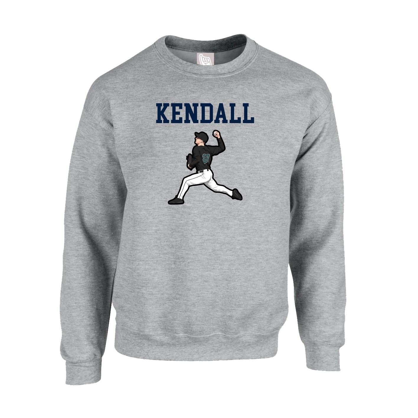 Fleece Crew — Shirsey in Grey