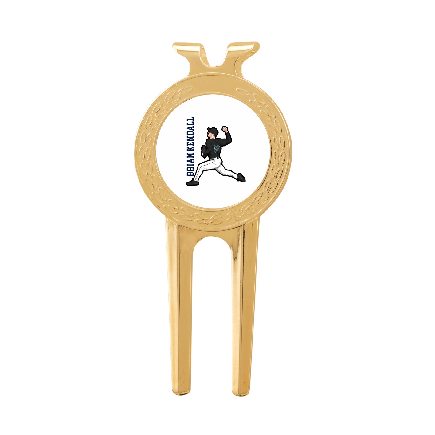 Divot Tool with Ball Marker — Name Vertical in Classic
