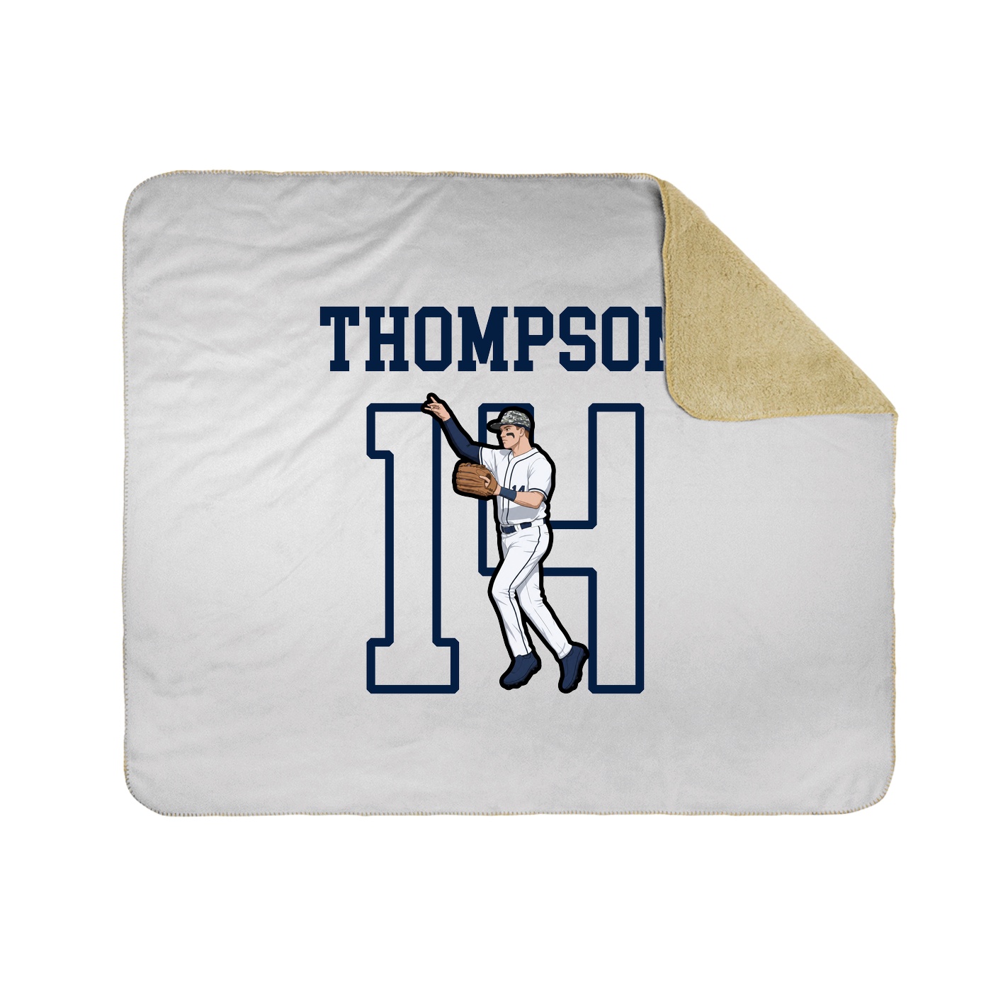 Throw Blanket — Shirsey in White