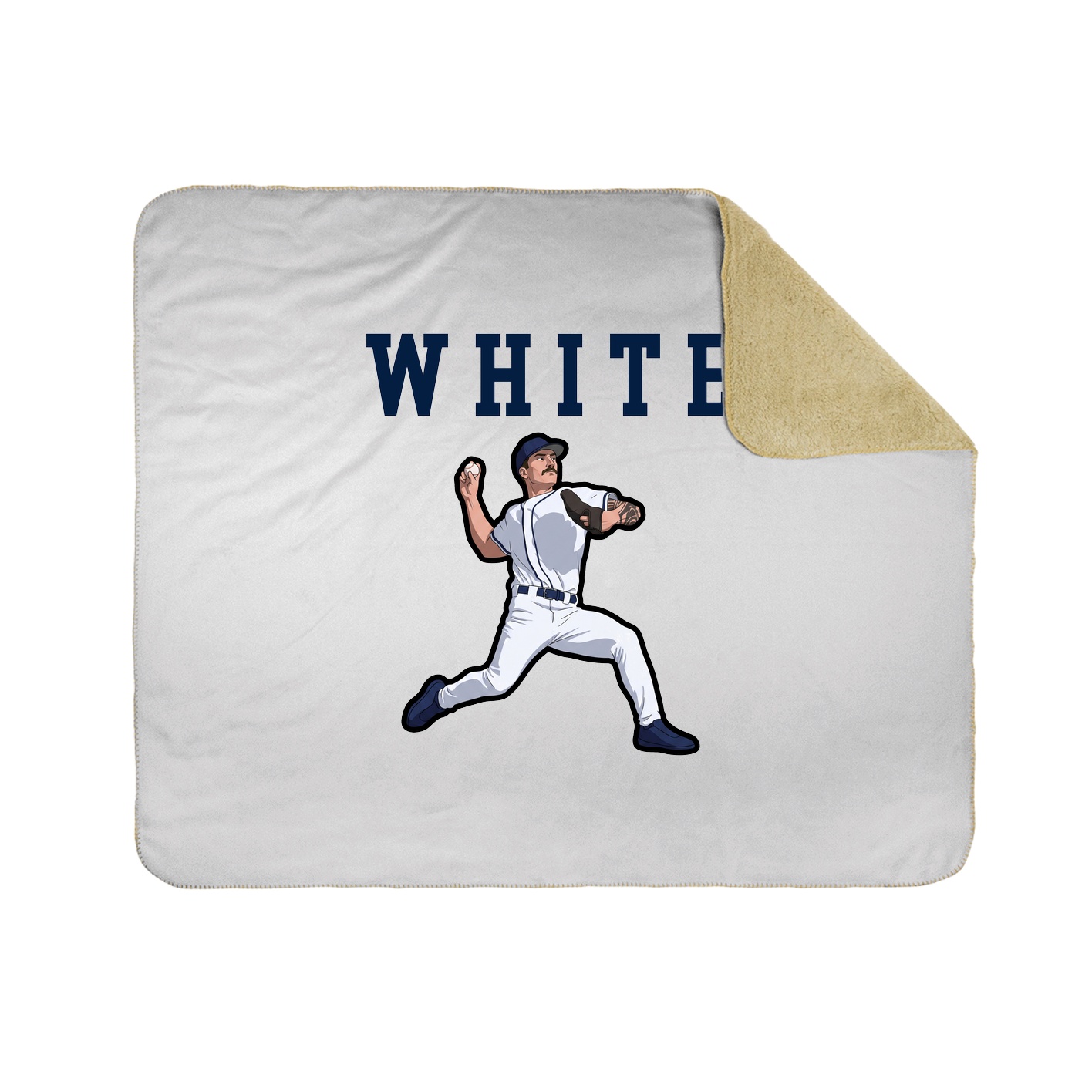 Throw Blanket — Shirsey in White