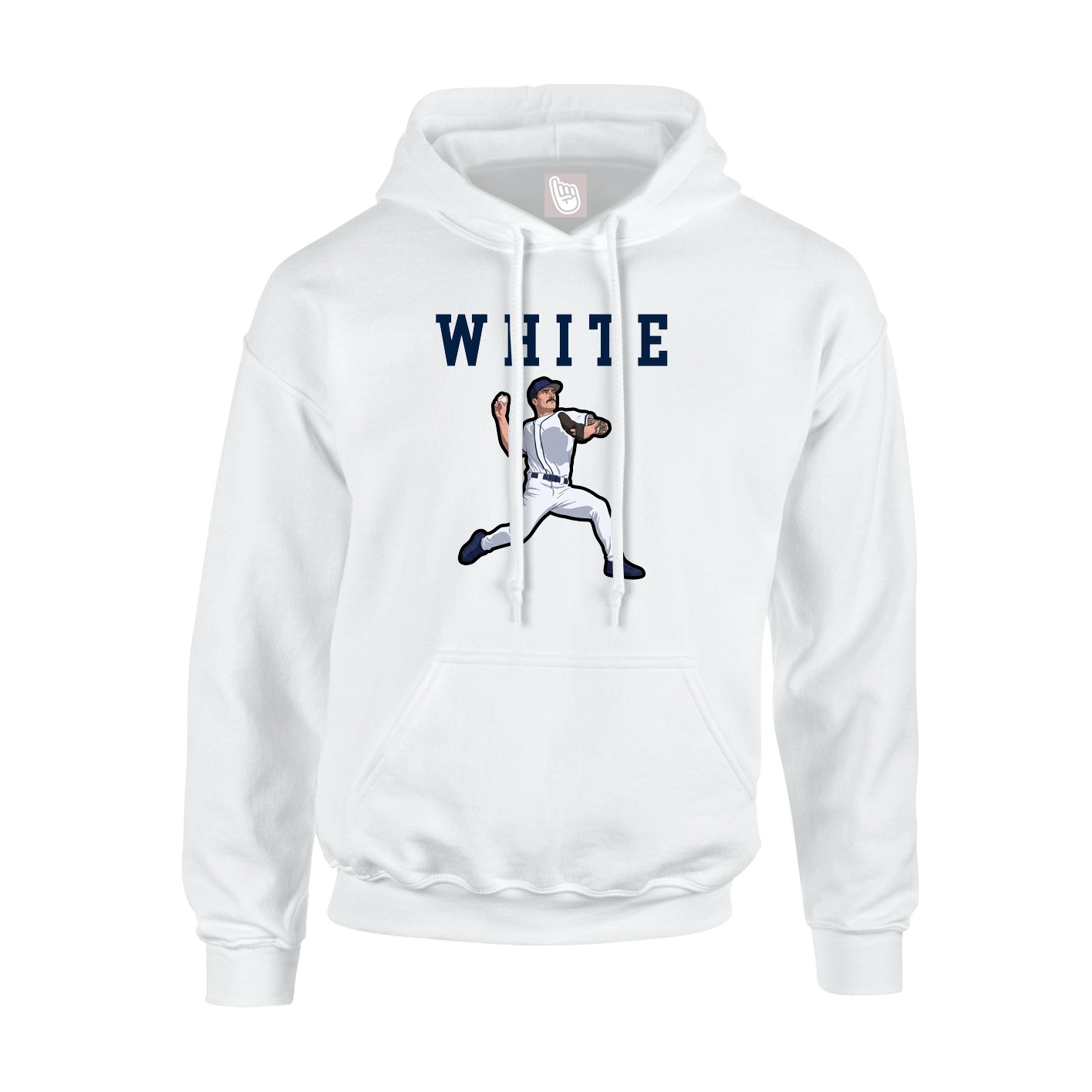 Hoodie — Shirsey in White