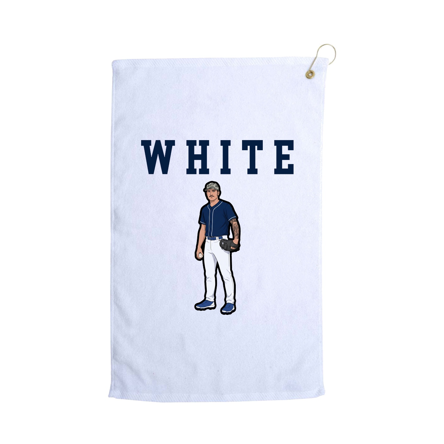 Golf Towel — Shirsey in White