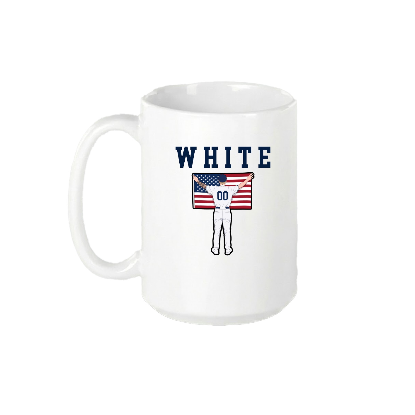 15oz Coffee Mug — Shirsey in White