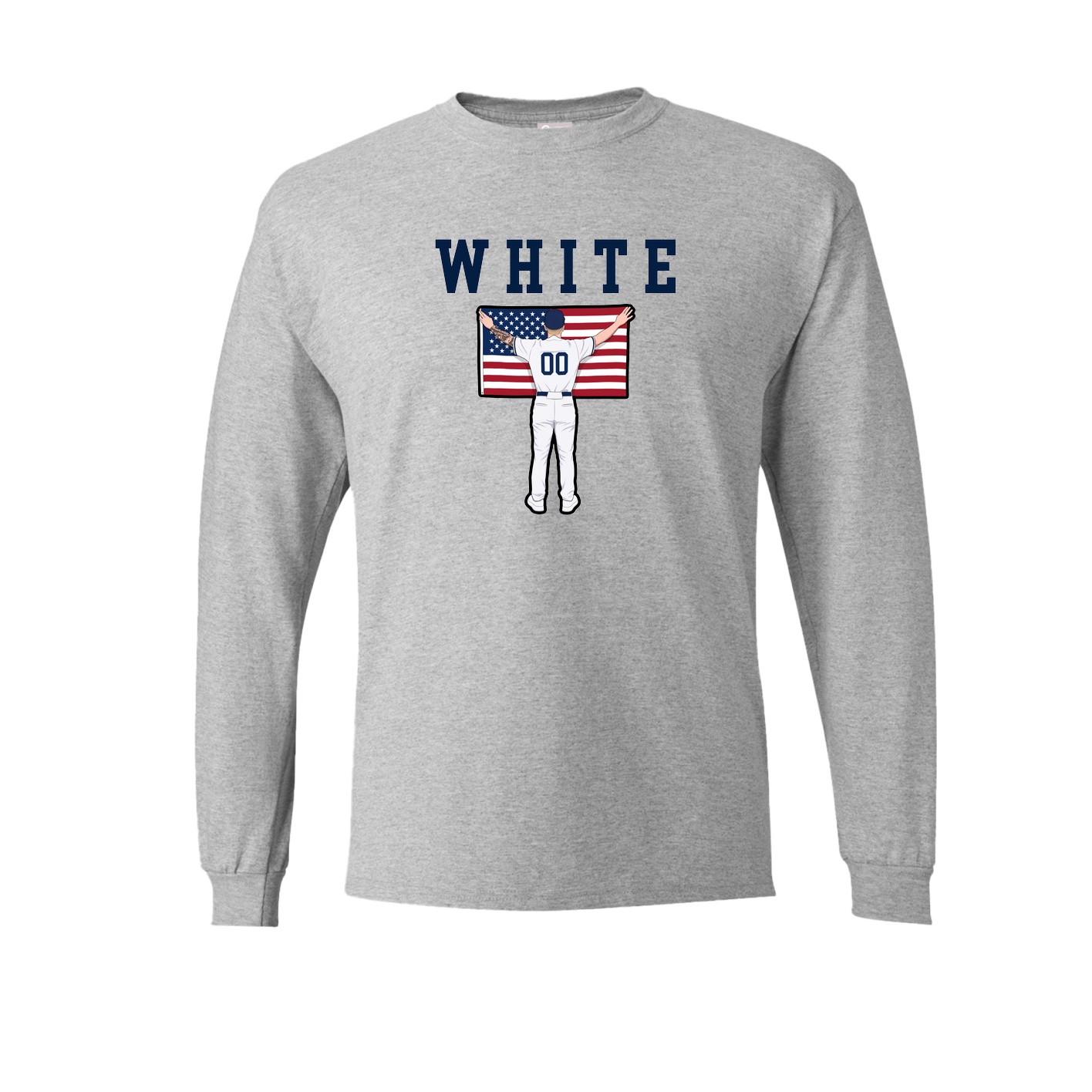 Long Sleeve Tee — Shirsey in Grey