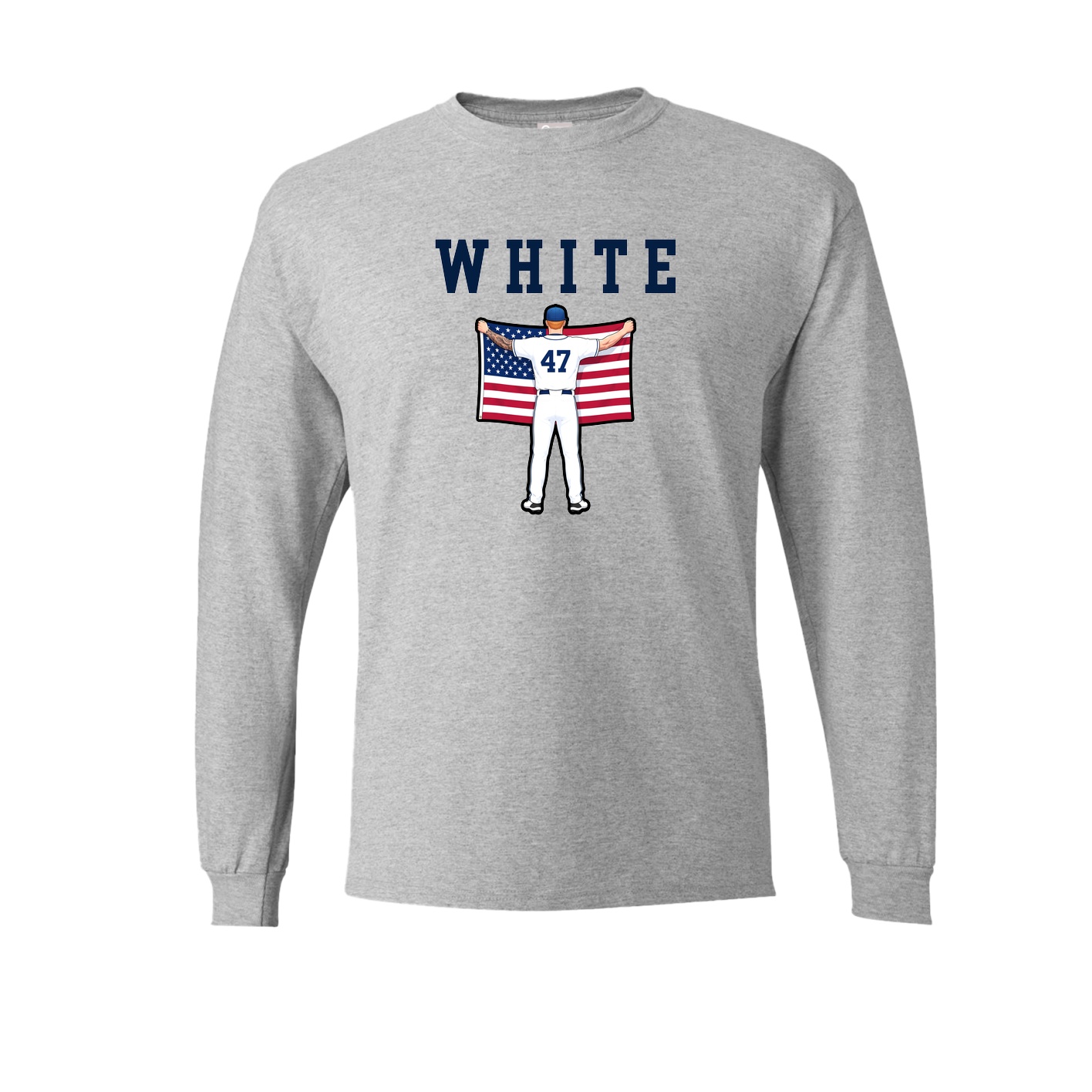 Long Sleeve Tee — Shirsey in Grey