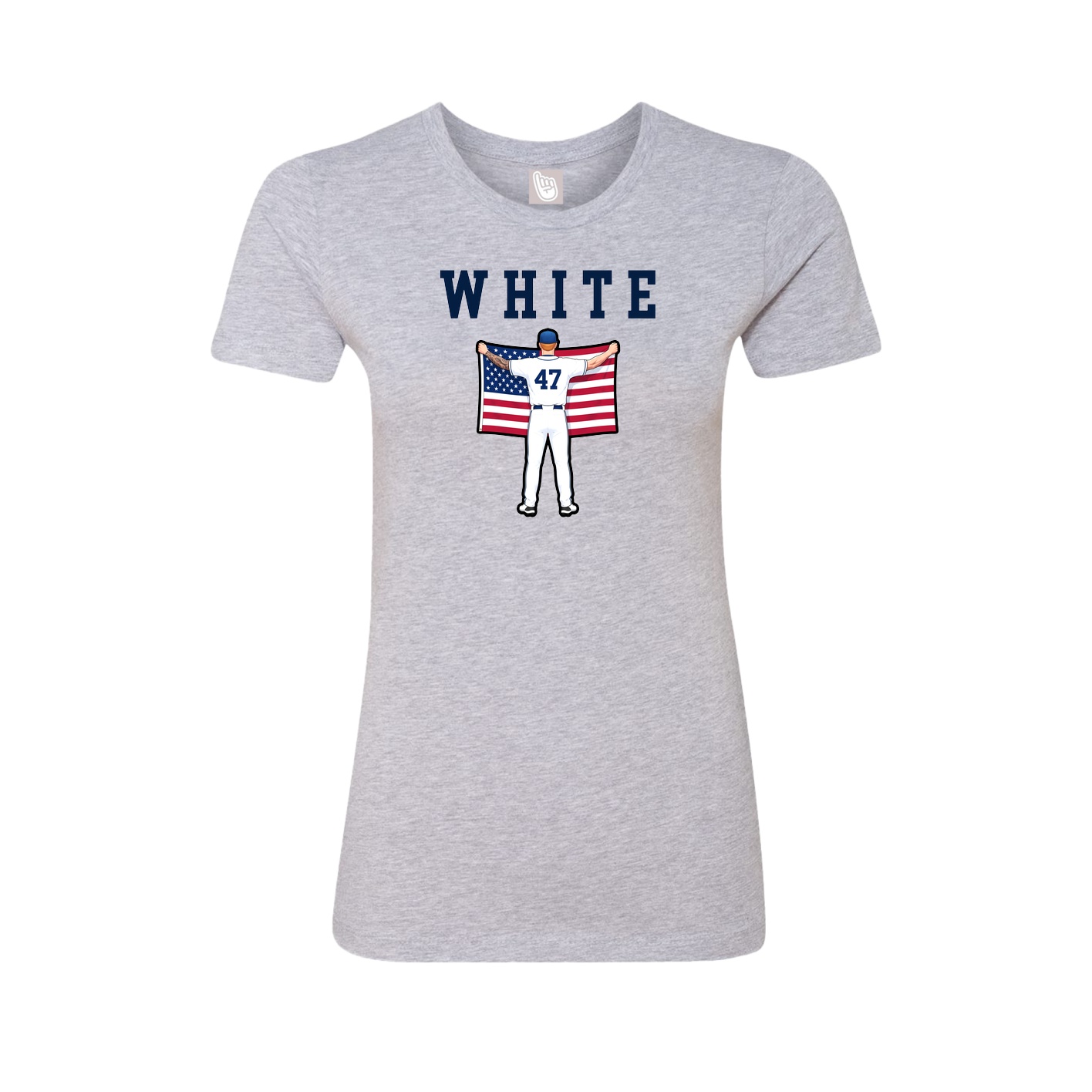 Fitted Women's Tee — Shirsey in Grey