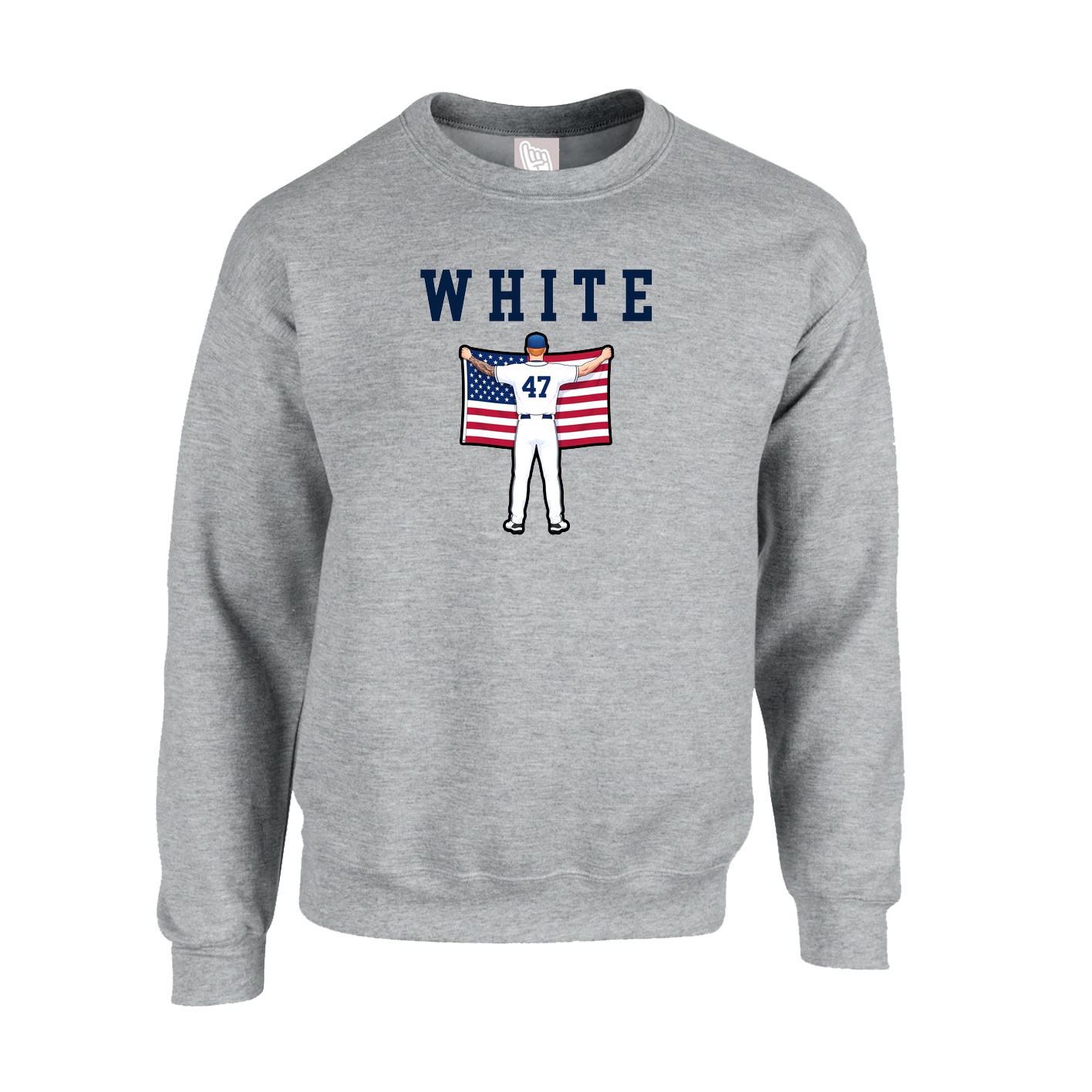 Fleece Crew — Shirsey in Grey