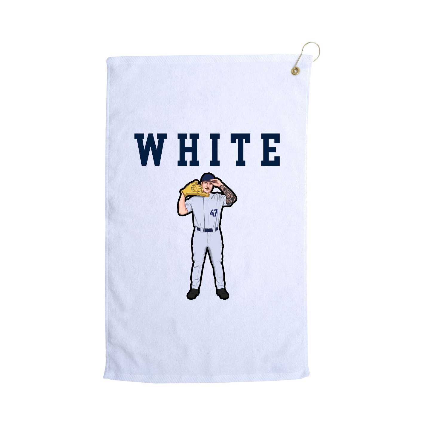 Golf Towel — Shirsey in White