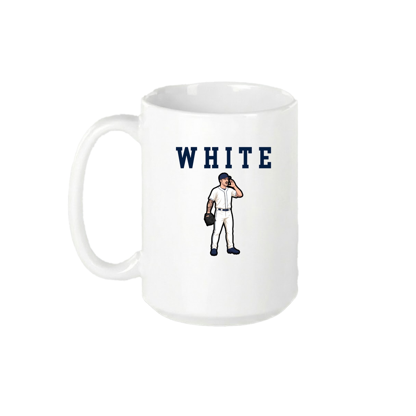 15oz Coffee Mug — Shirsey in White