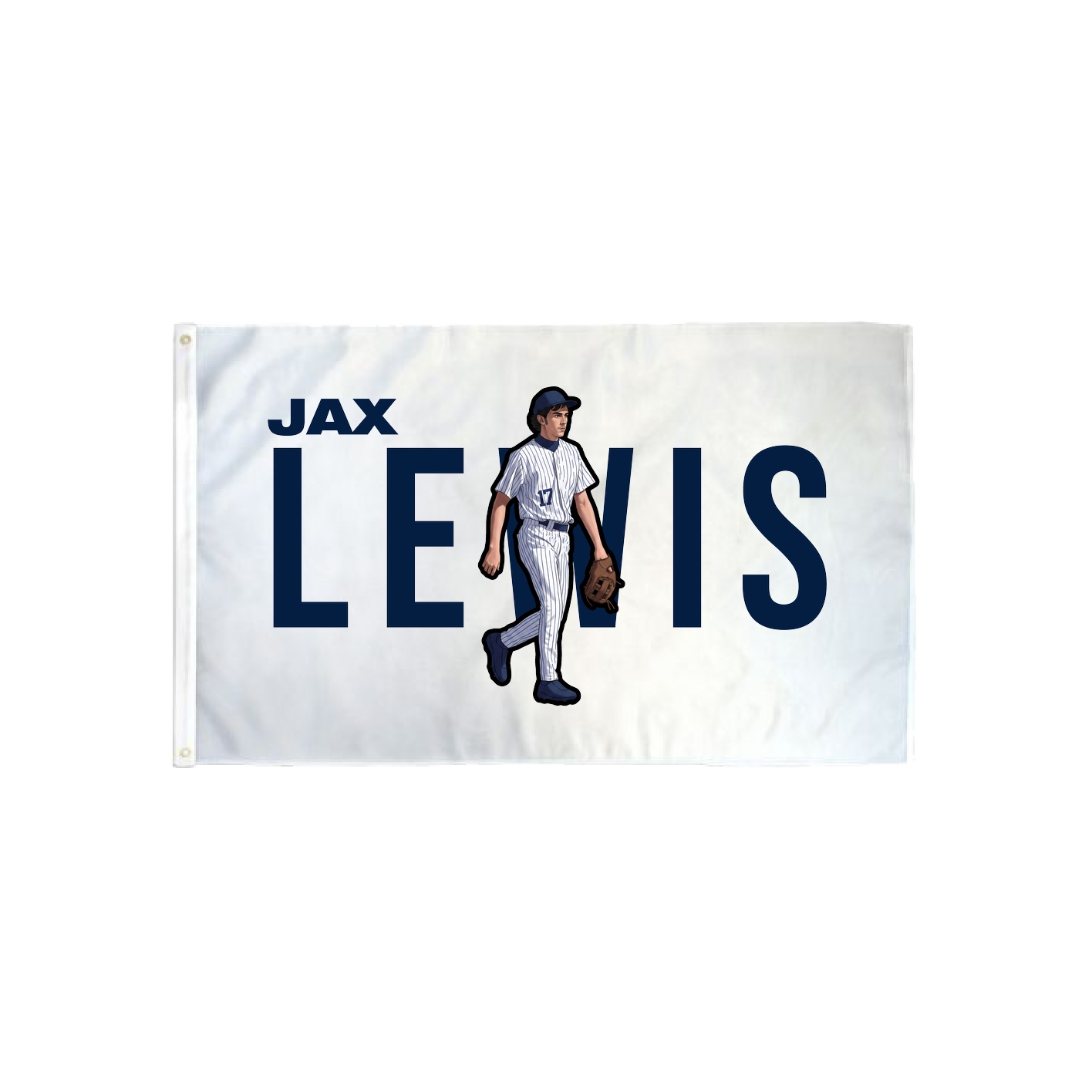 3x5 Flag — Player Name in Classic