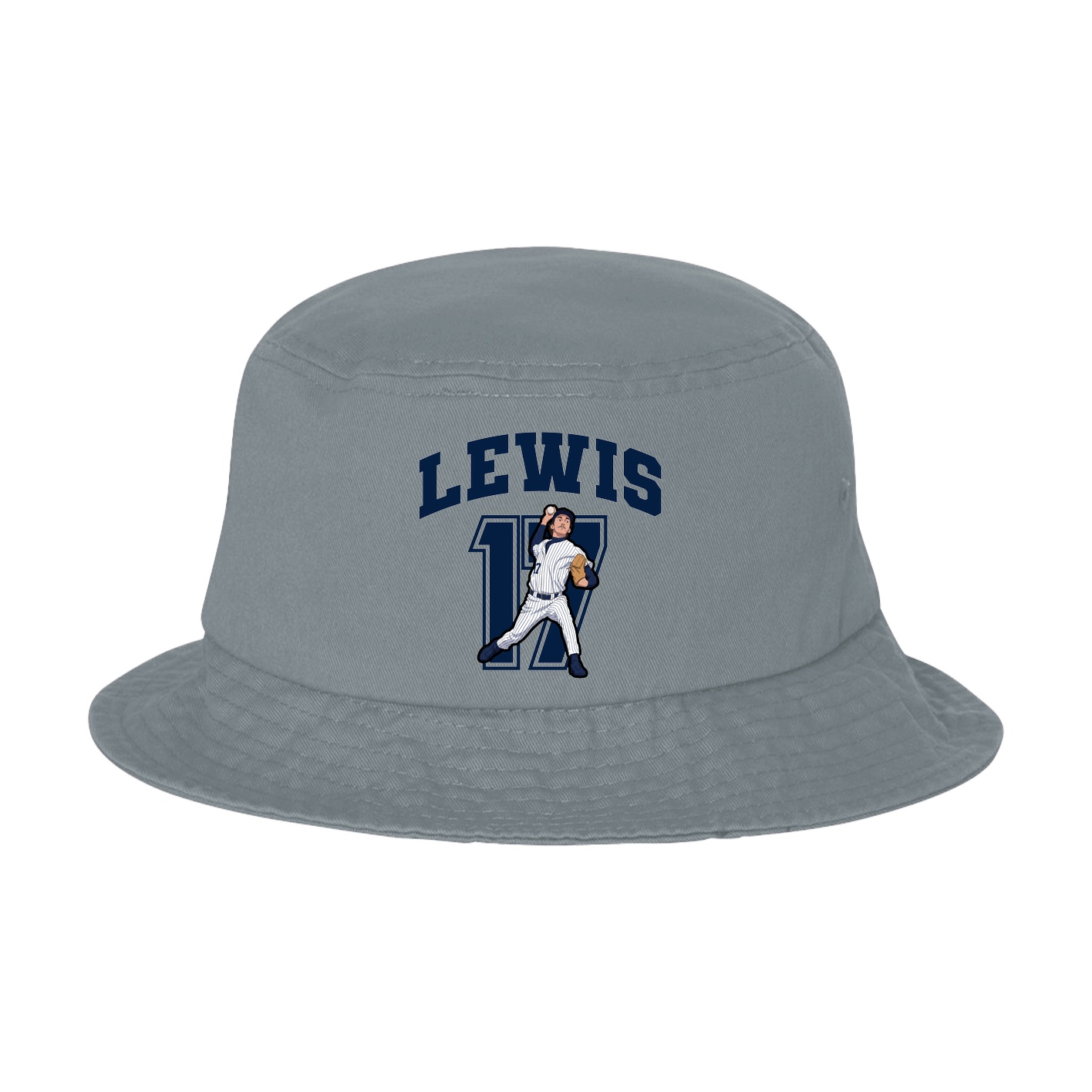 Bucket Cap — Number in Grey