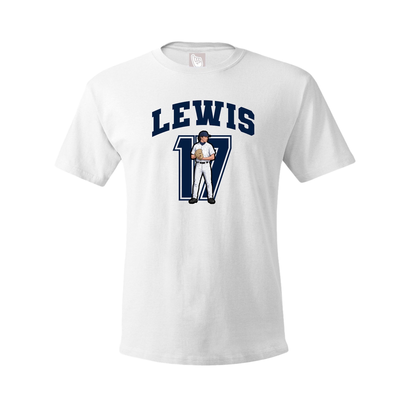 Tee — Number in White