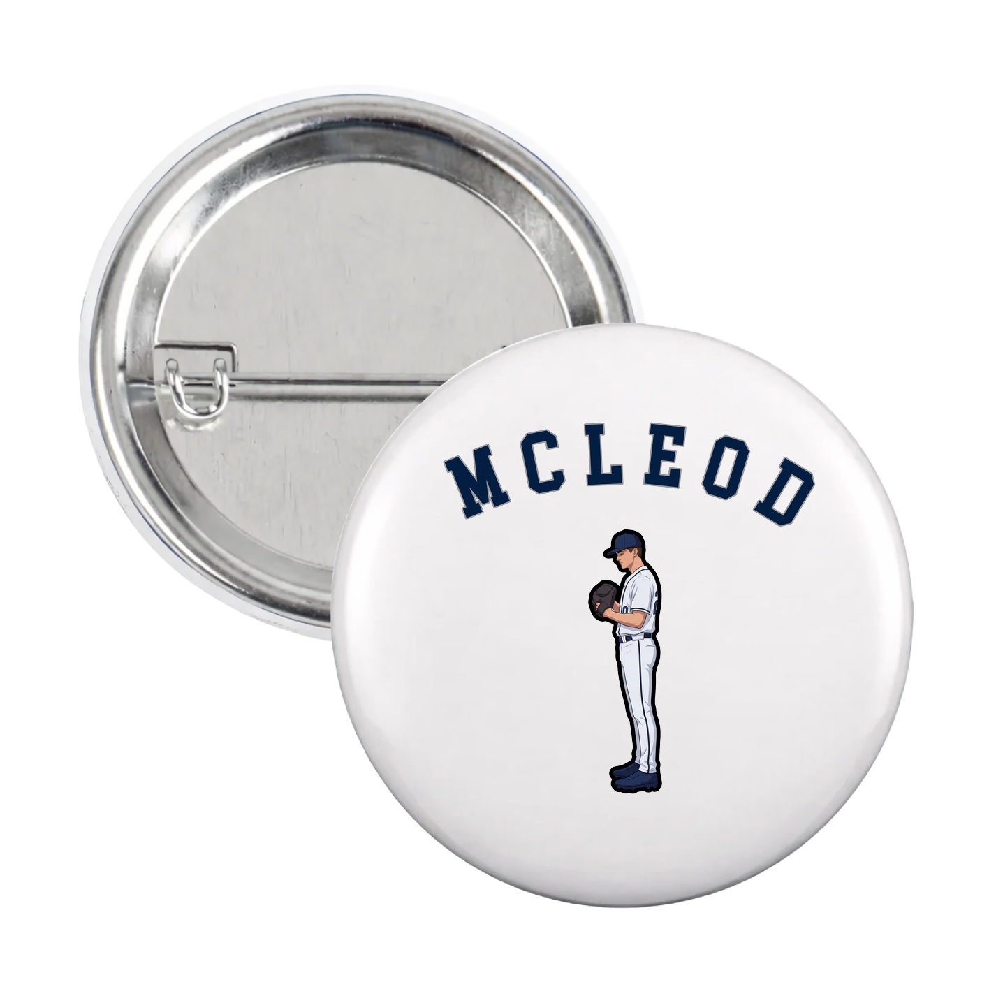 Game Day Button — Shirsey Arch in White