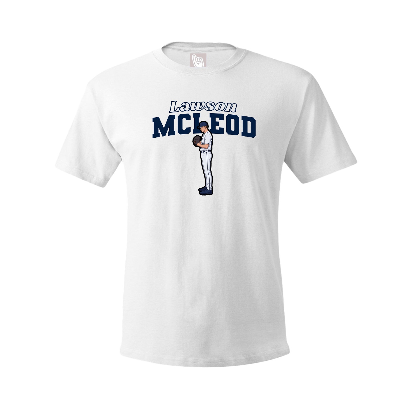 Tee — Name Arch in White