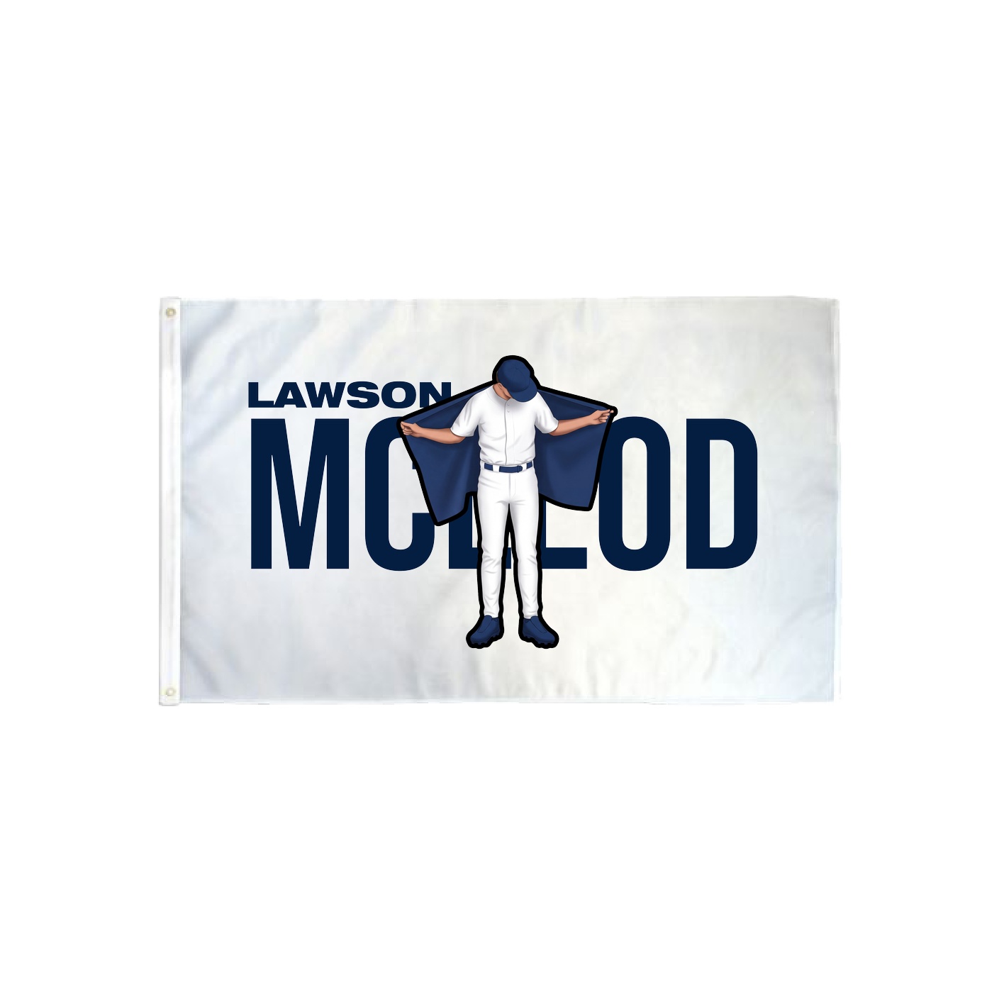 3x5 Flag — Player Name in Classic