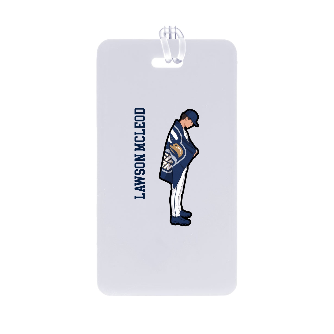 Bag Tag — Name Vertical in Classic