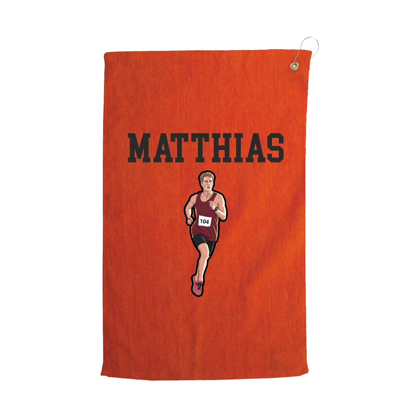Golf Towel — Shirsey in Orange