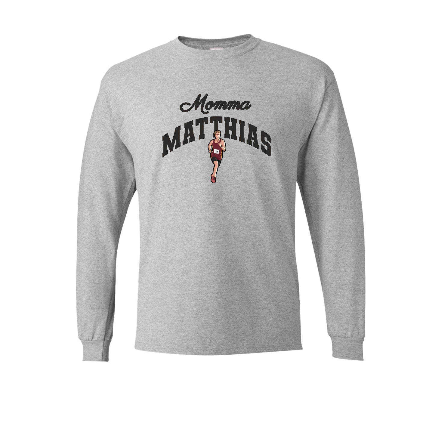 Long Sleeve Tee — Mothers Day Arch in Grey