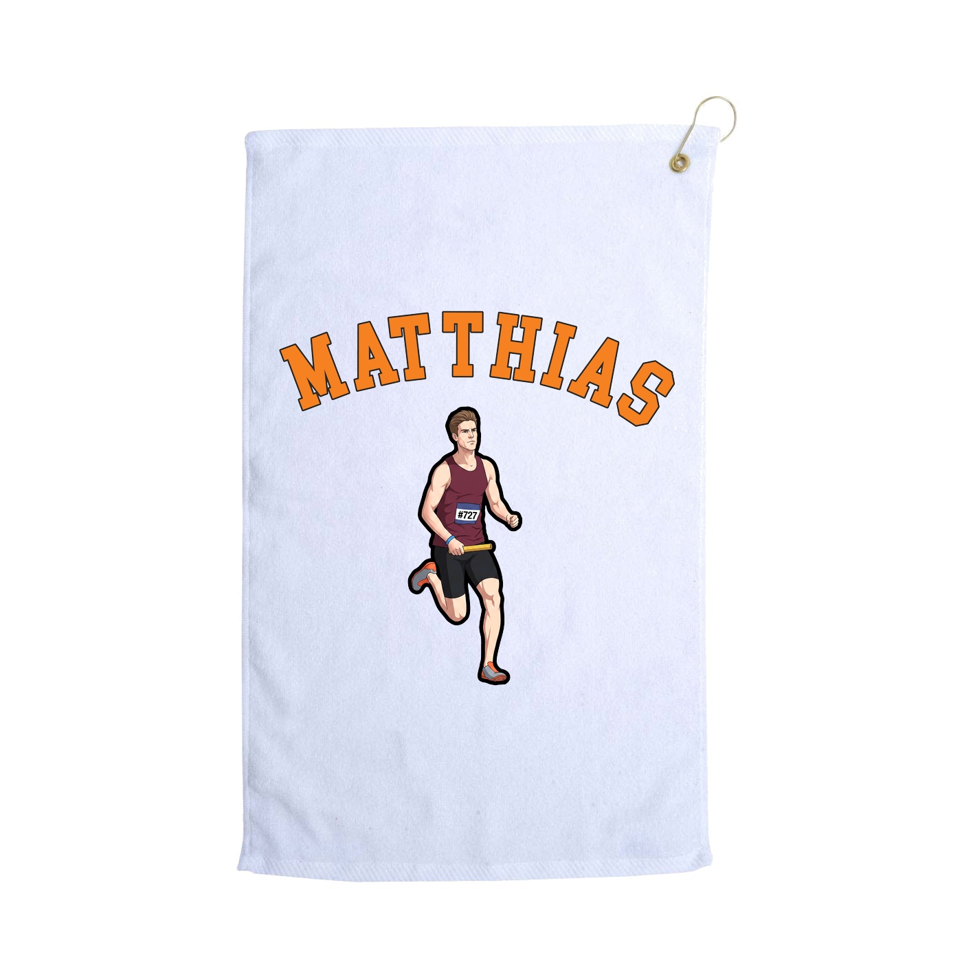 Golf Towel — Shirsey Arch in White
