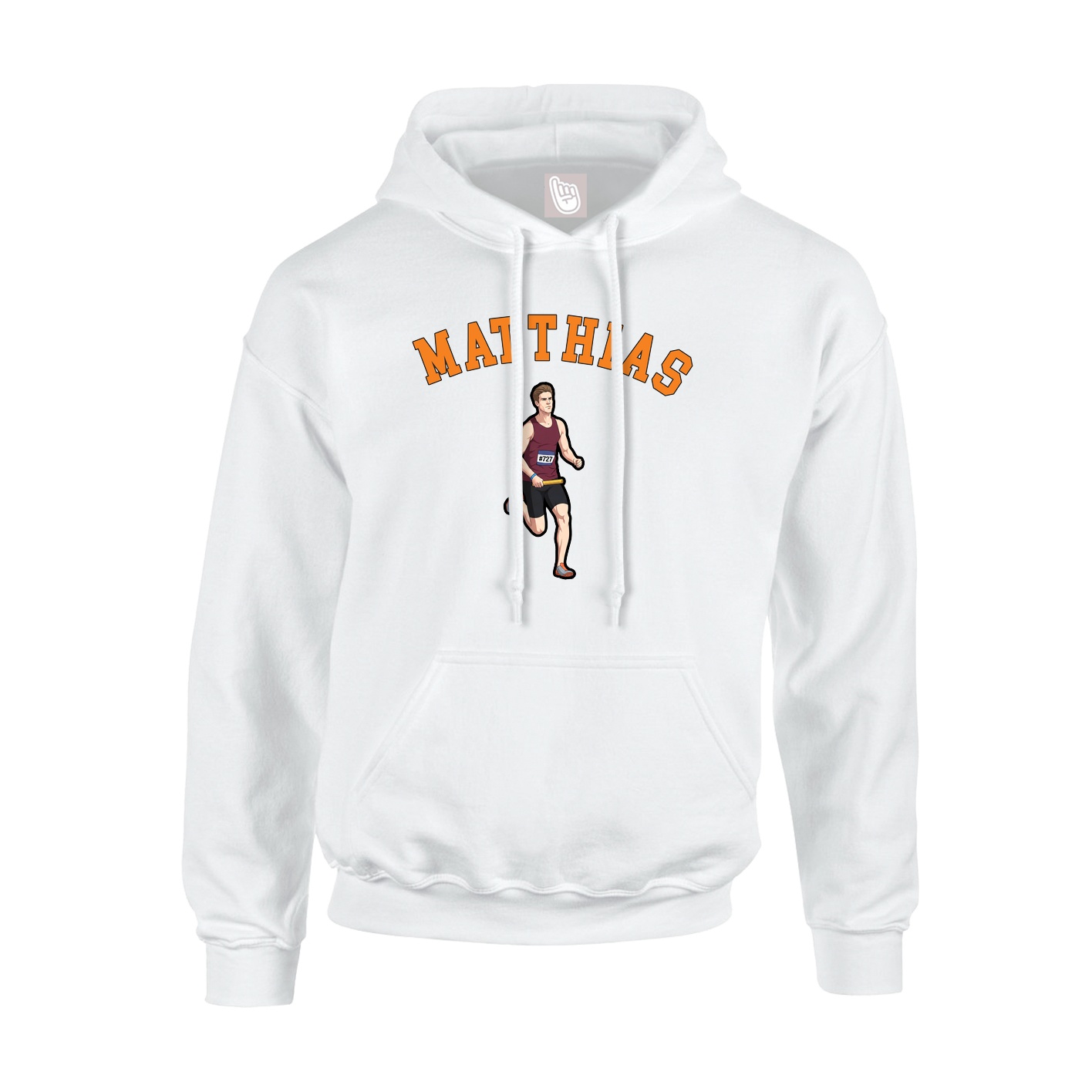 Hoodie — Shirsey Arch in White