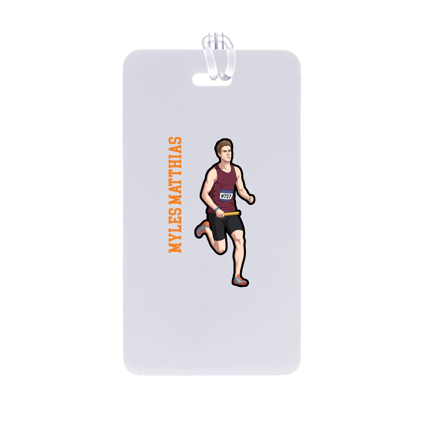 Bag Tag — Name Vertical in Classic