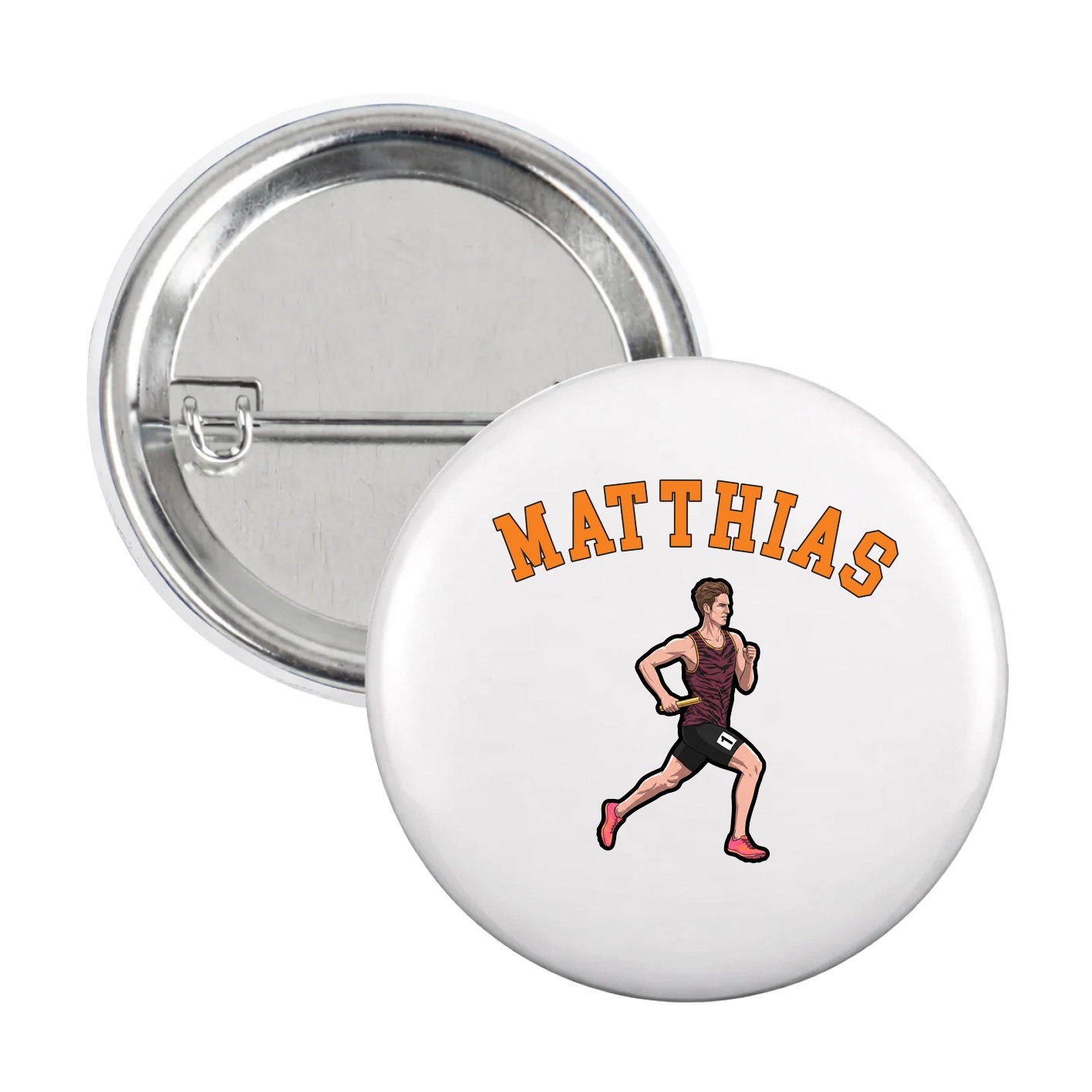 Game Day Button — Shirsey Arch in White