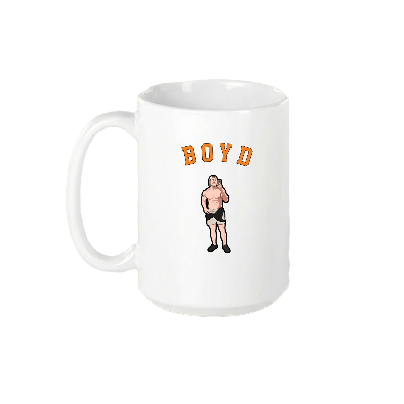 15oz Coffee Mug — Shirsey Arch in White