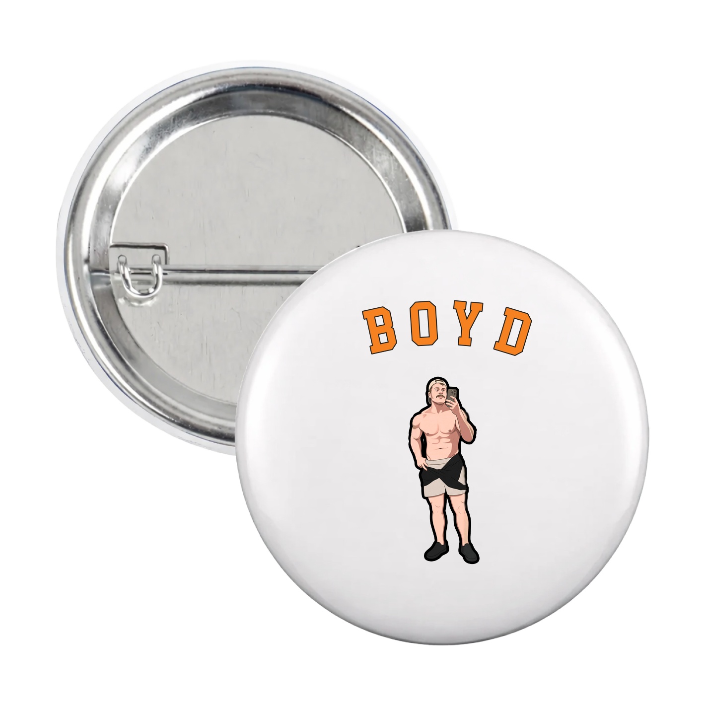 Game Day Button — Shirsey Arch in White