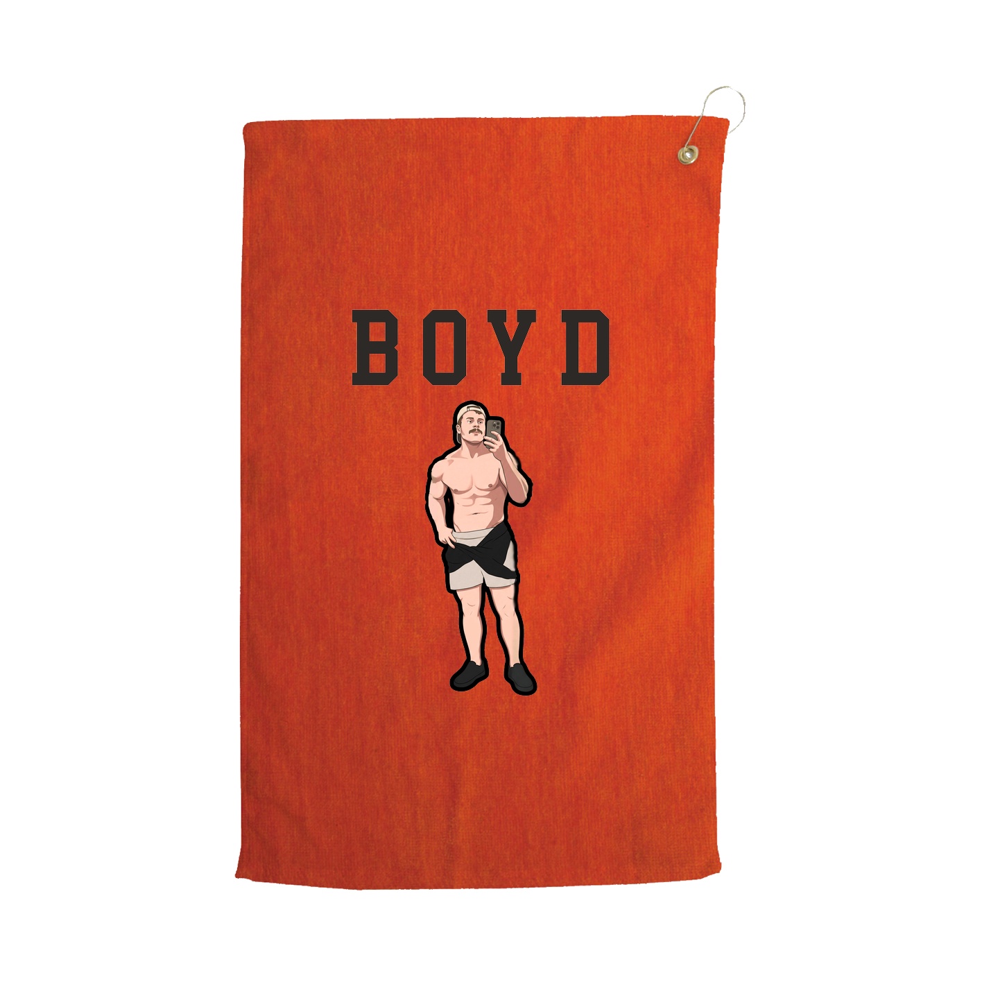 Golf Towel — Shirsey in Orange
