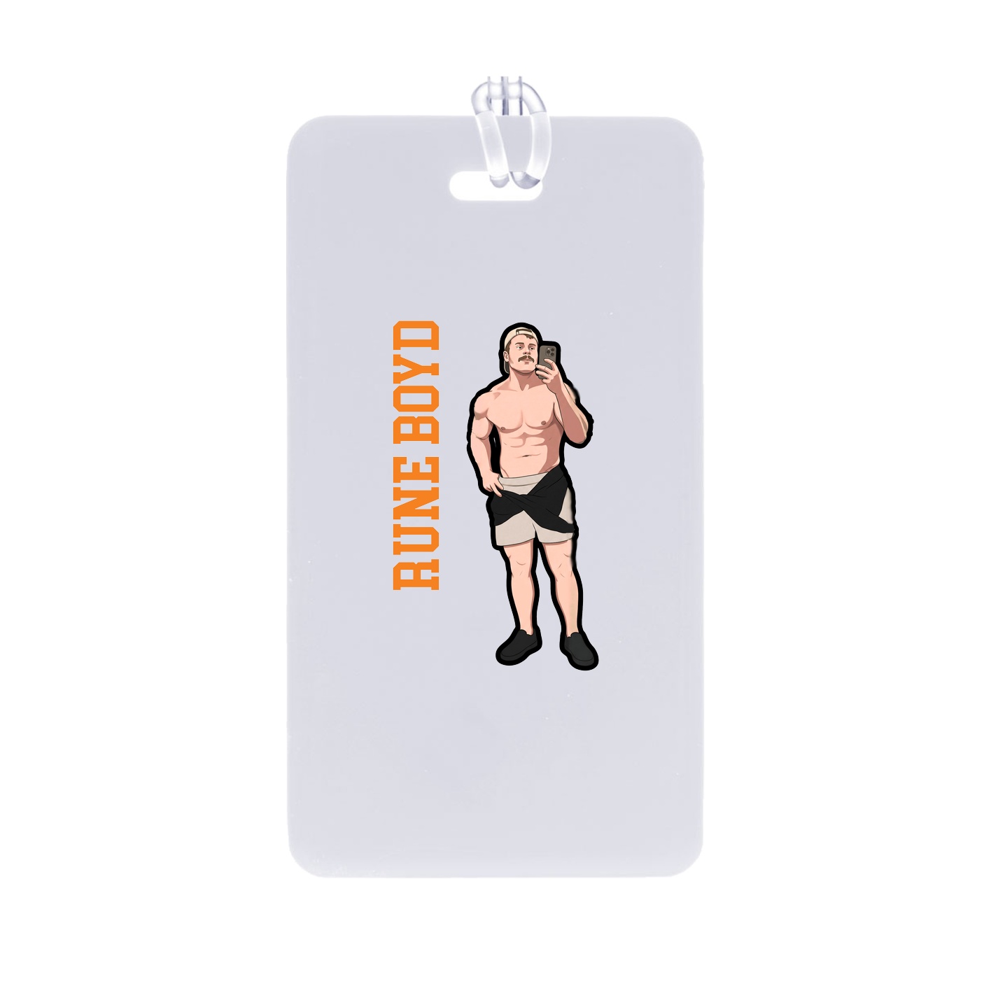 Bag Tag — Name Vertical in Classic