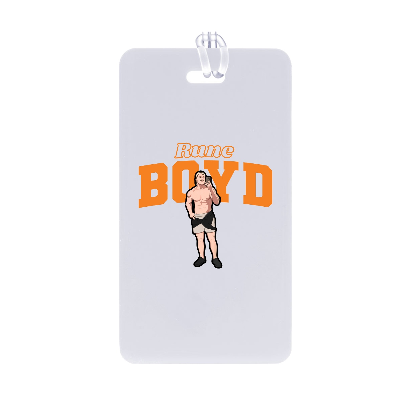 Bag Tag — Name Arch in Classic