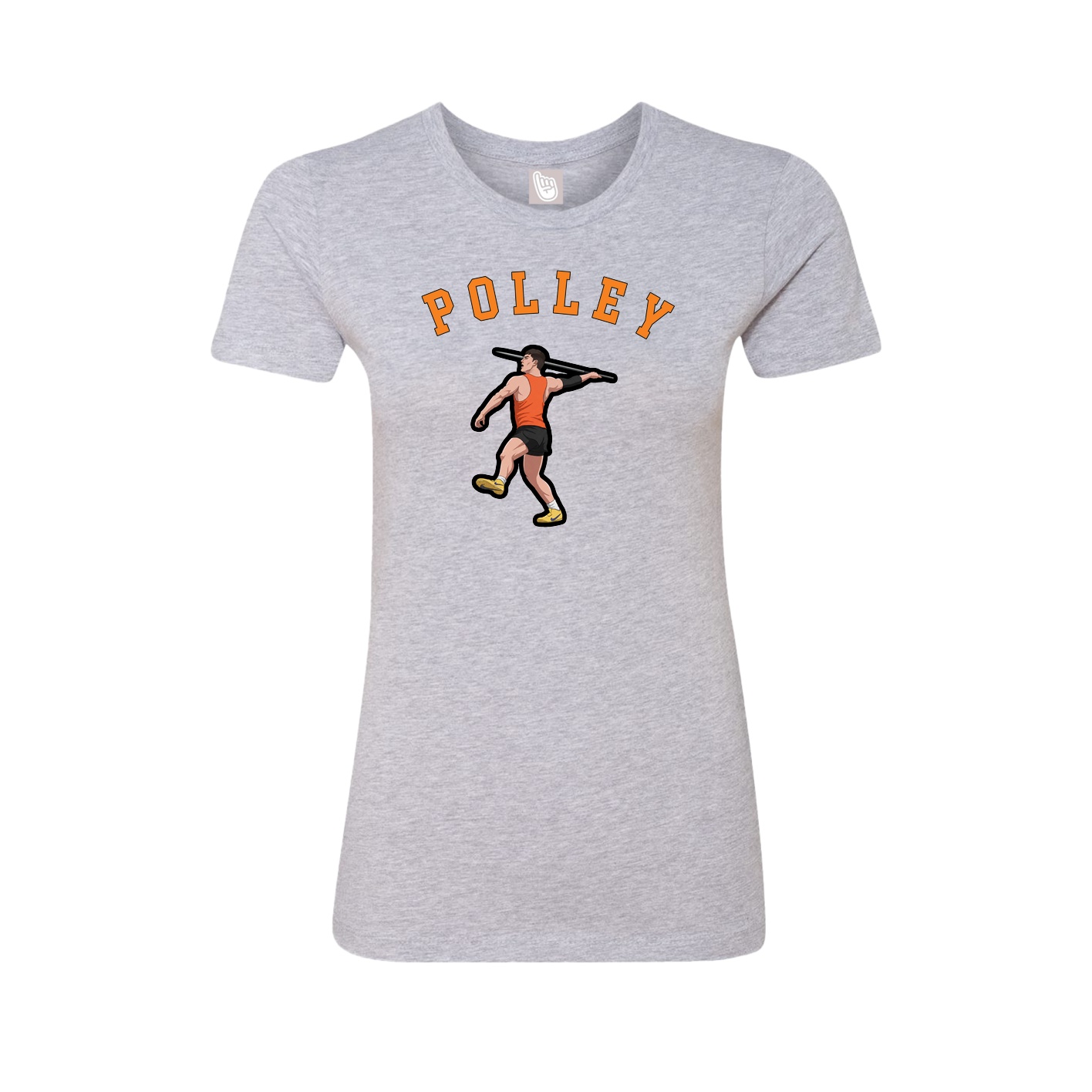 Fitted Women's Tee — Shirsey Arch in Grey