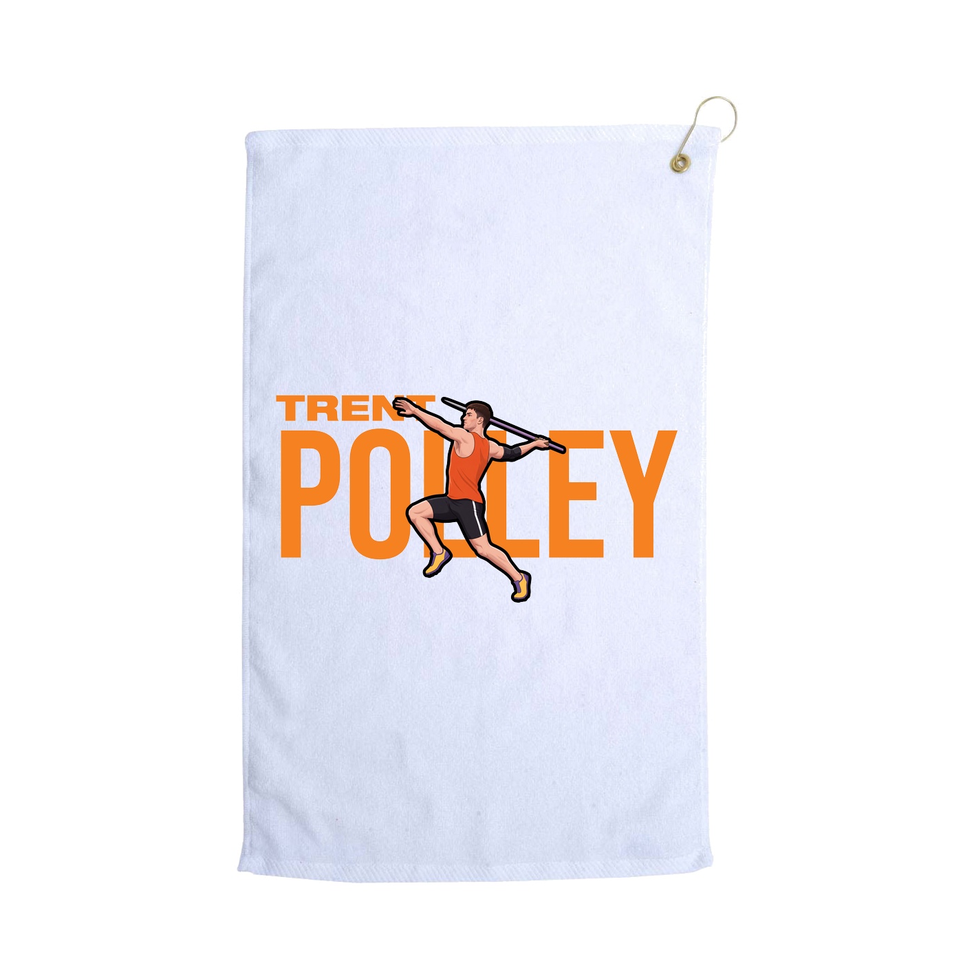 Golf Towel — Player Name in White