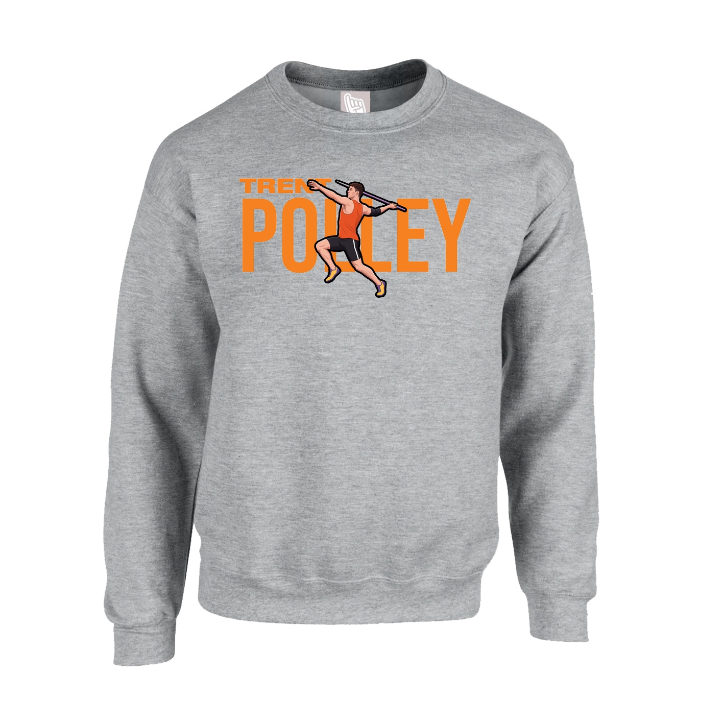 Fleece Crew — Player Name in Grey