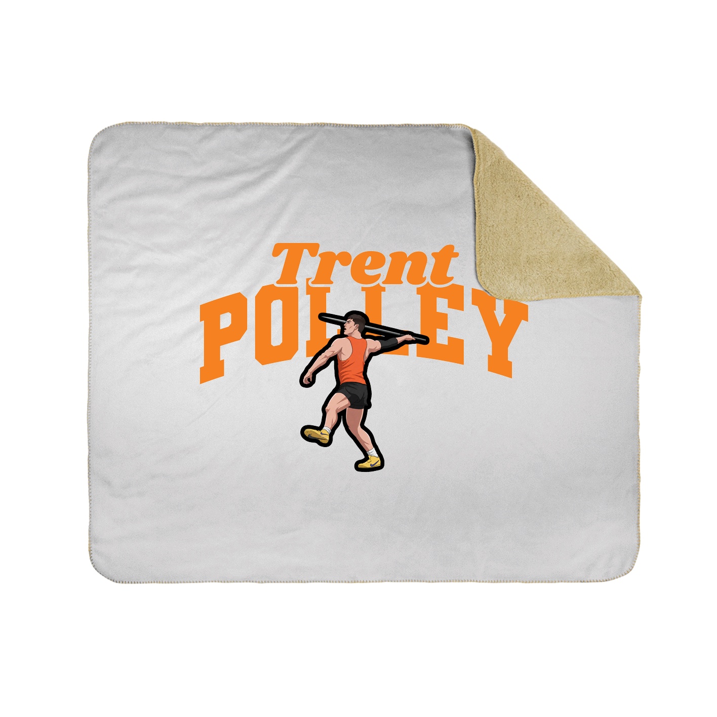 Throw Blanket — Signature Arch in White