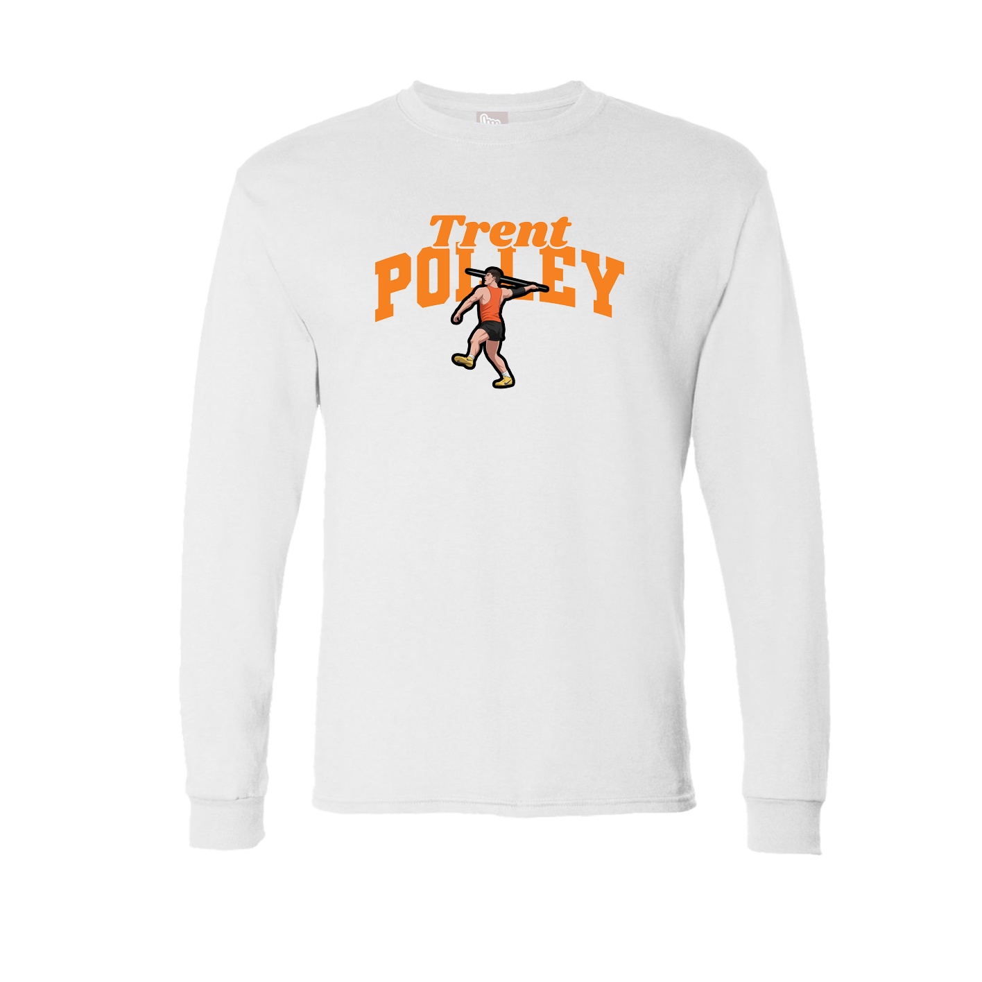Long Sleeve Tee — Signature Arch in White