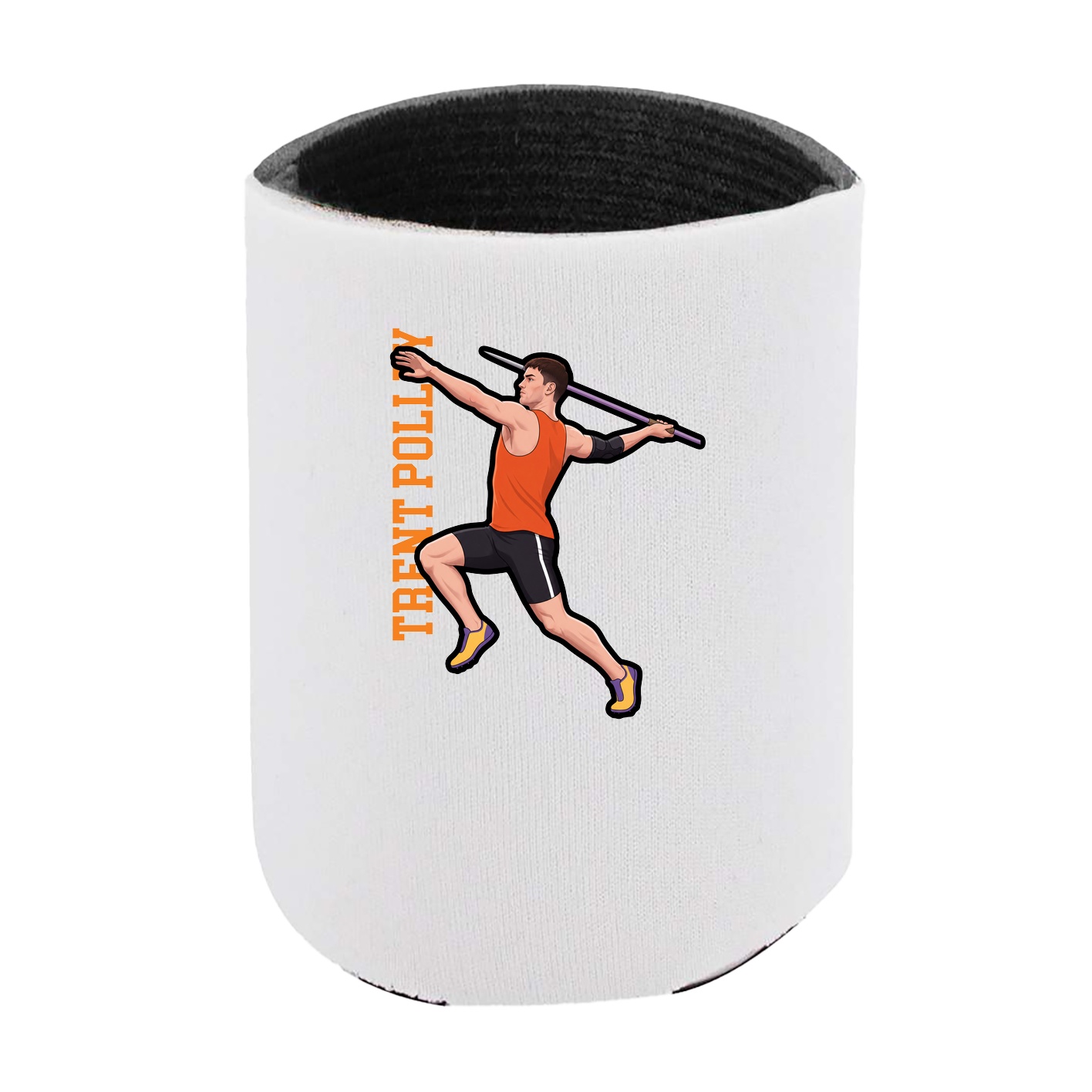Can Holder — Name Vertical in White
