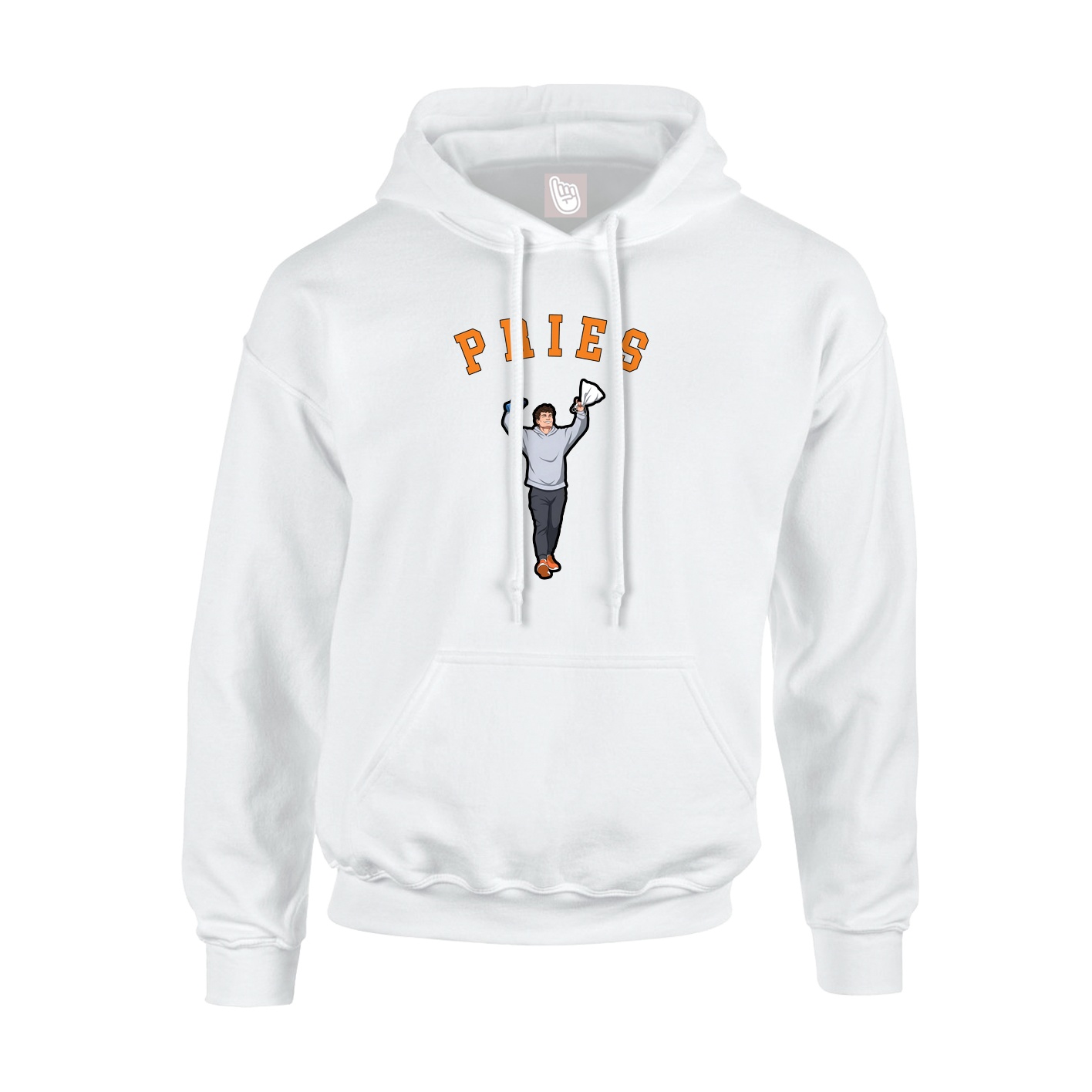 Youth Hoodie — Shirsey Arch in White
