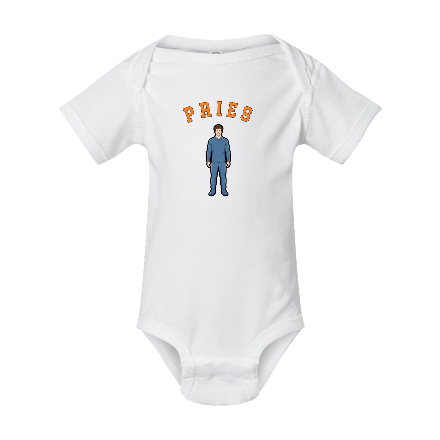 Baby Onesie — Shirsey Arch in White