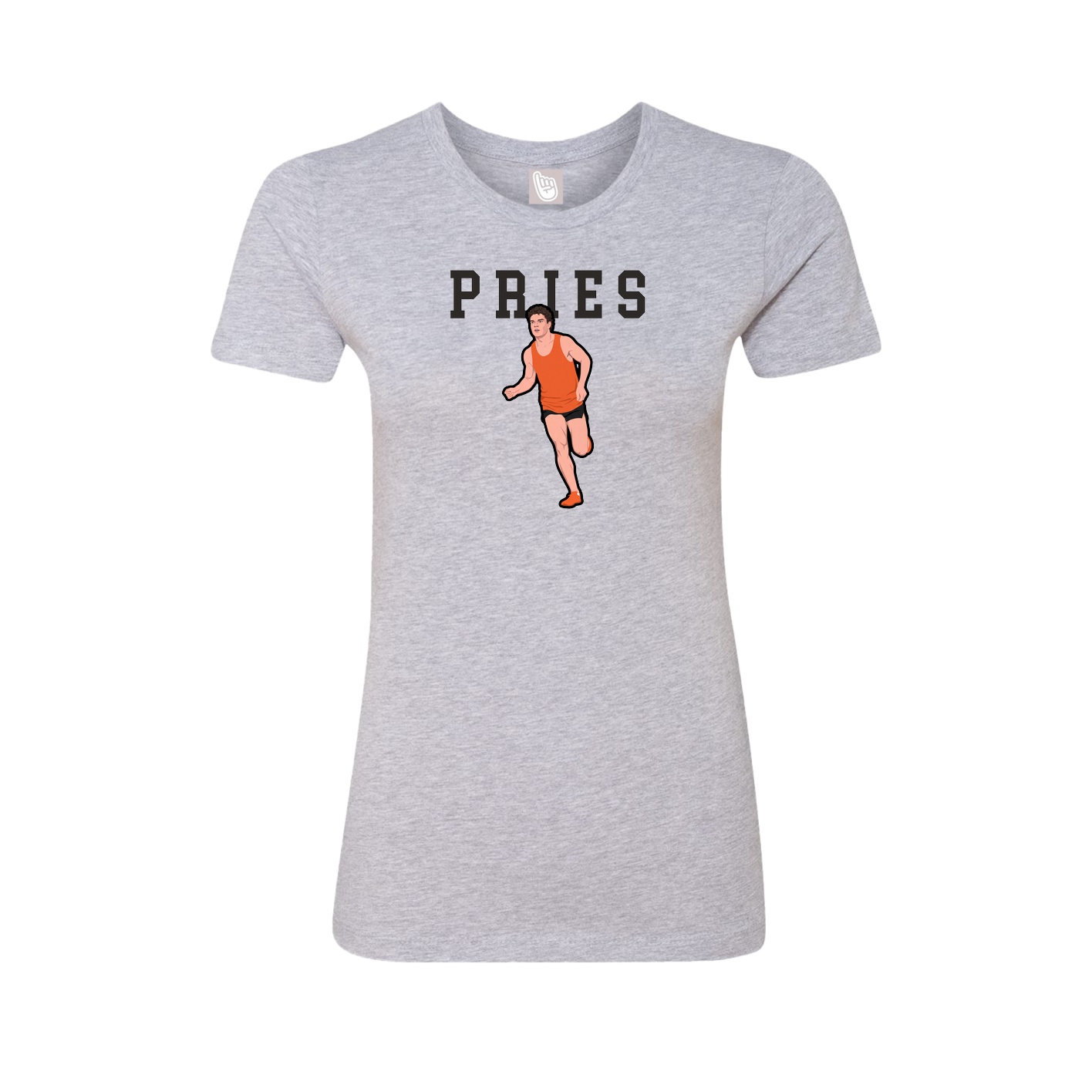 Fitted Women's Tee — Shirsey in Grey