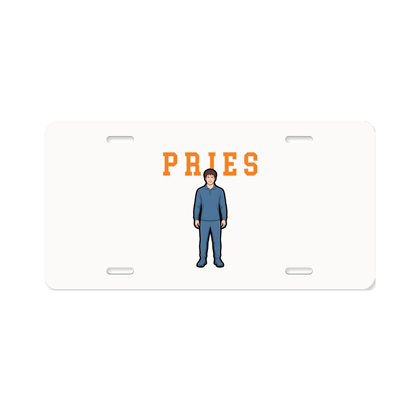 License Plate — Shirsey in Classic