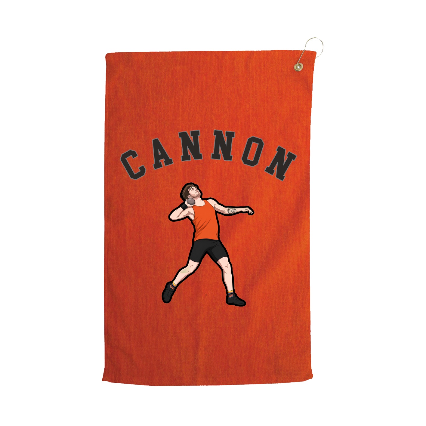 Golf Towel — Shirsey Arch in Orange