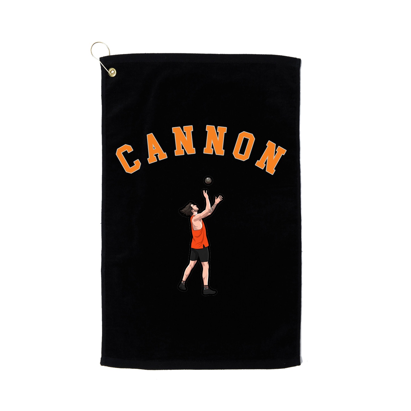 Golf Towel — Shirsey Arch in Black